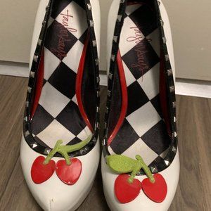 Taylor Says cherry milkshake heels